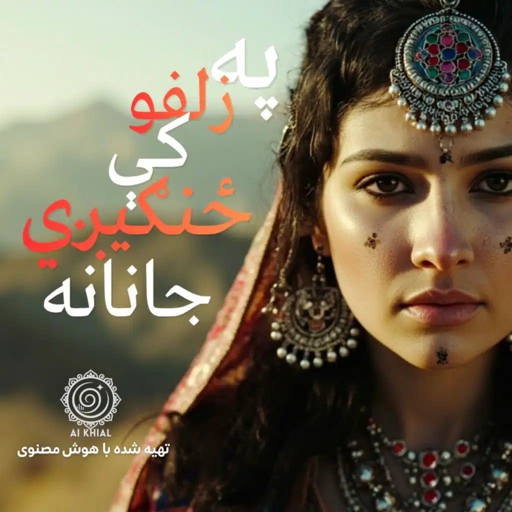 په زلفو کې ځنګيږي