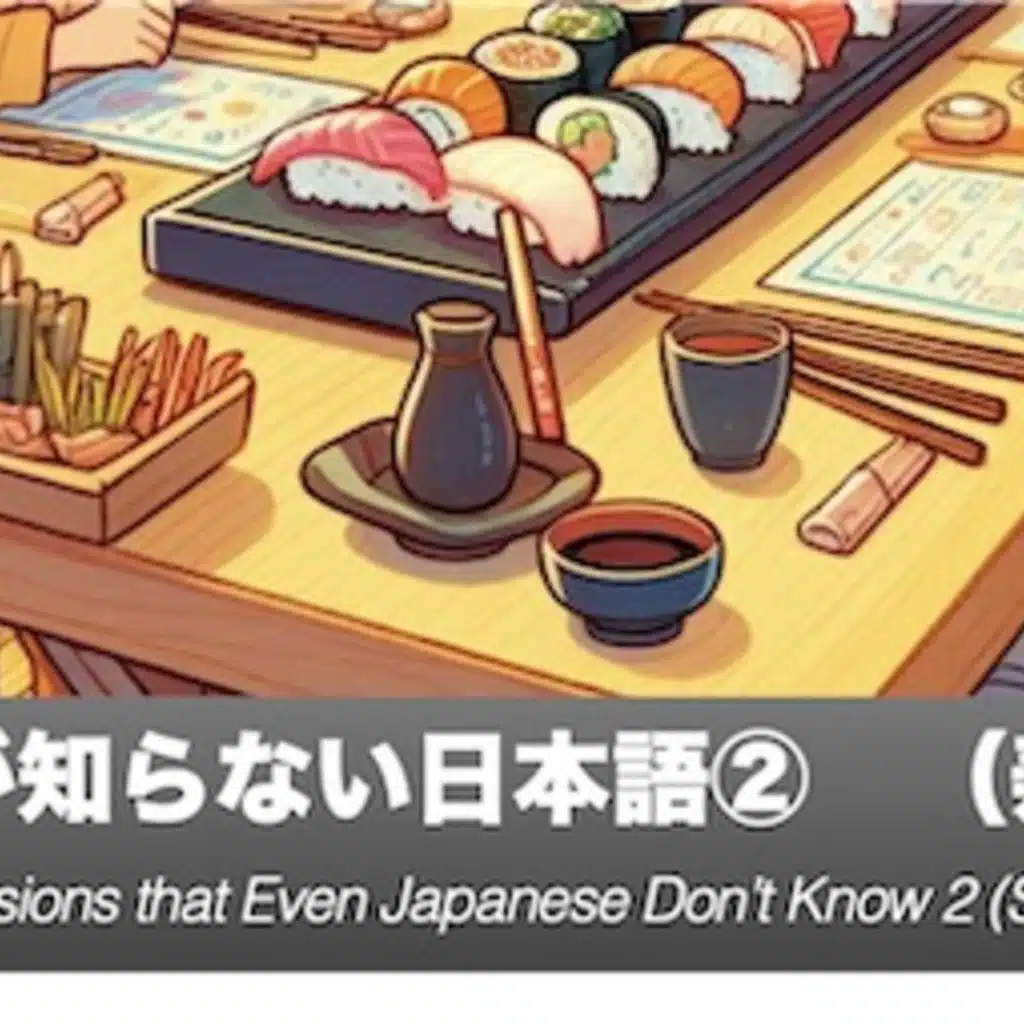 NISJ 266 – Japanese Expressions that Even Japanese Don’t Know ② (Sushi Restaurants)-Intermediate and Advanced Japanese Listening