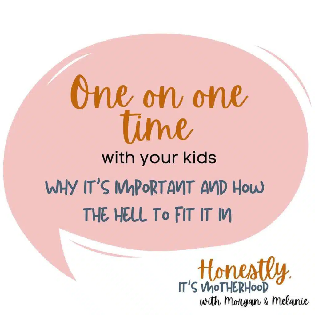 One on one time with your kids