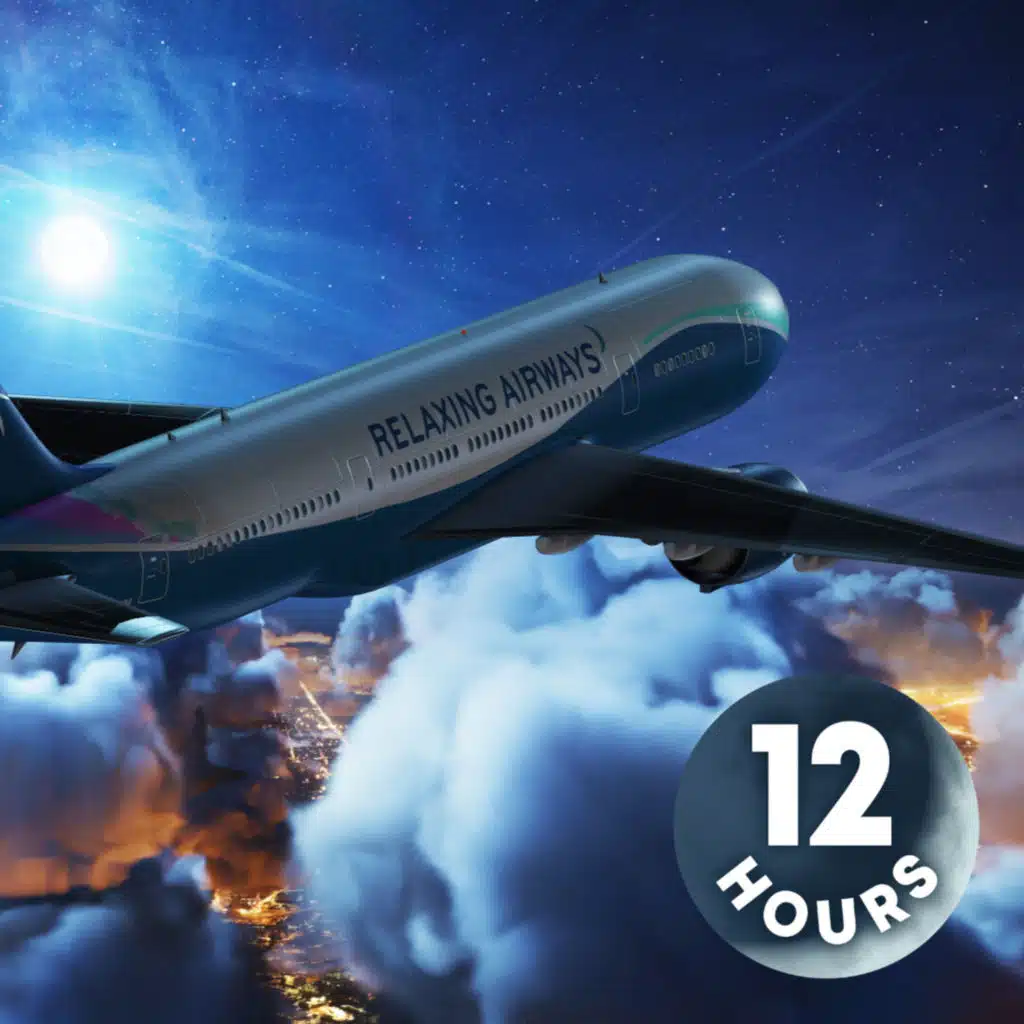 Airplane White Noise Sleep Sounds 12 Hours | Dreamliner Jet Engine Ambience