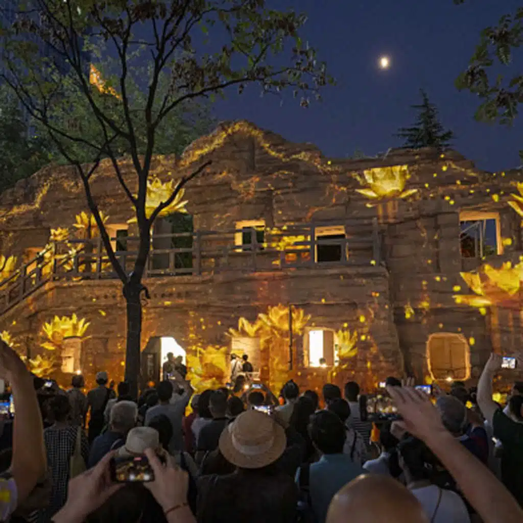 Cultural, recreational activities held on third day of China's National Day holiday