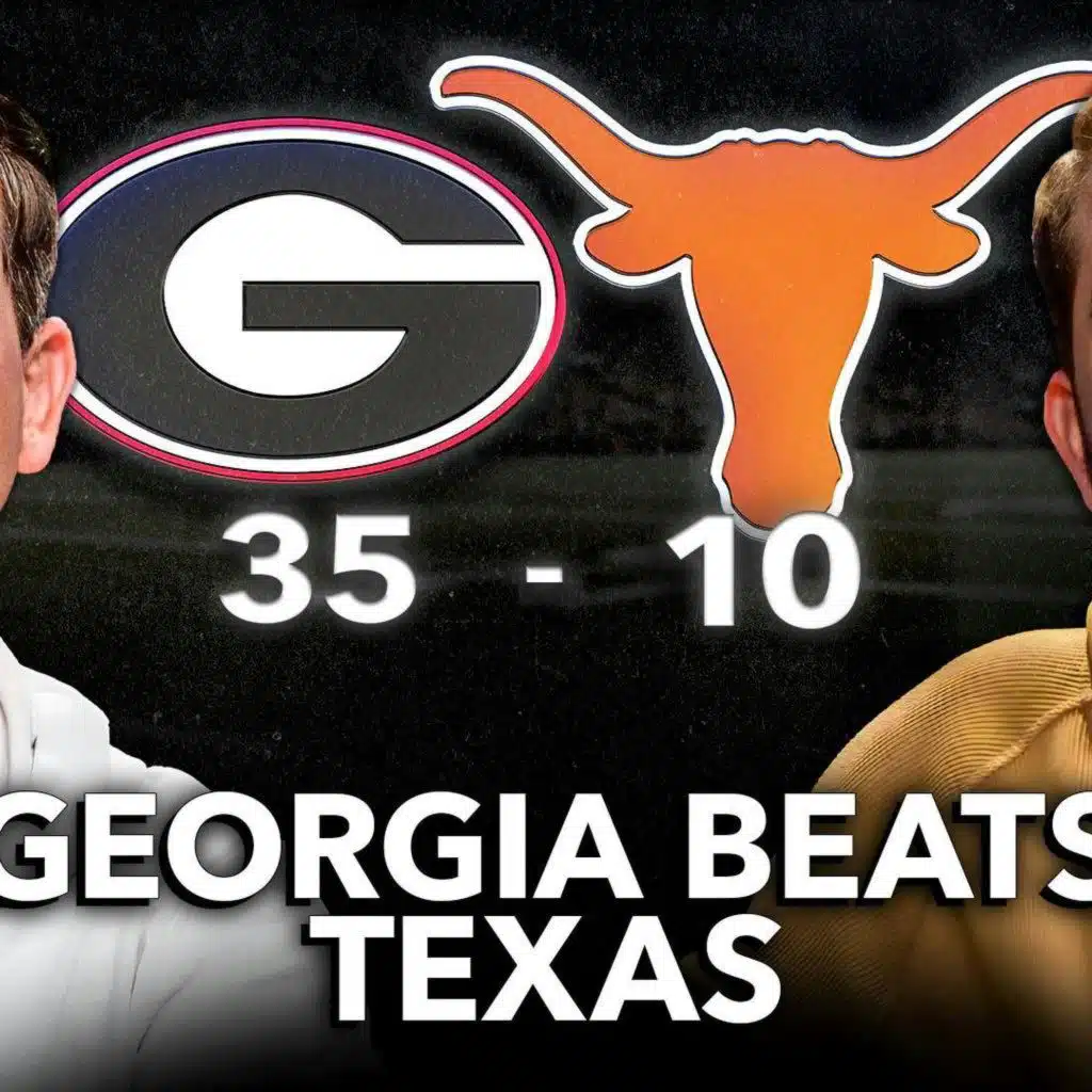 Georgia DESTROYS Texas Instant Reaction | Can Texas Make the CFP?