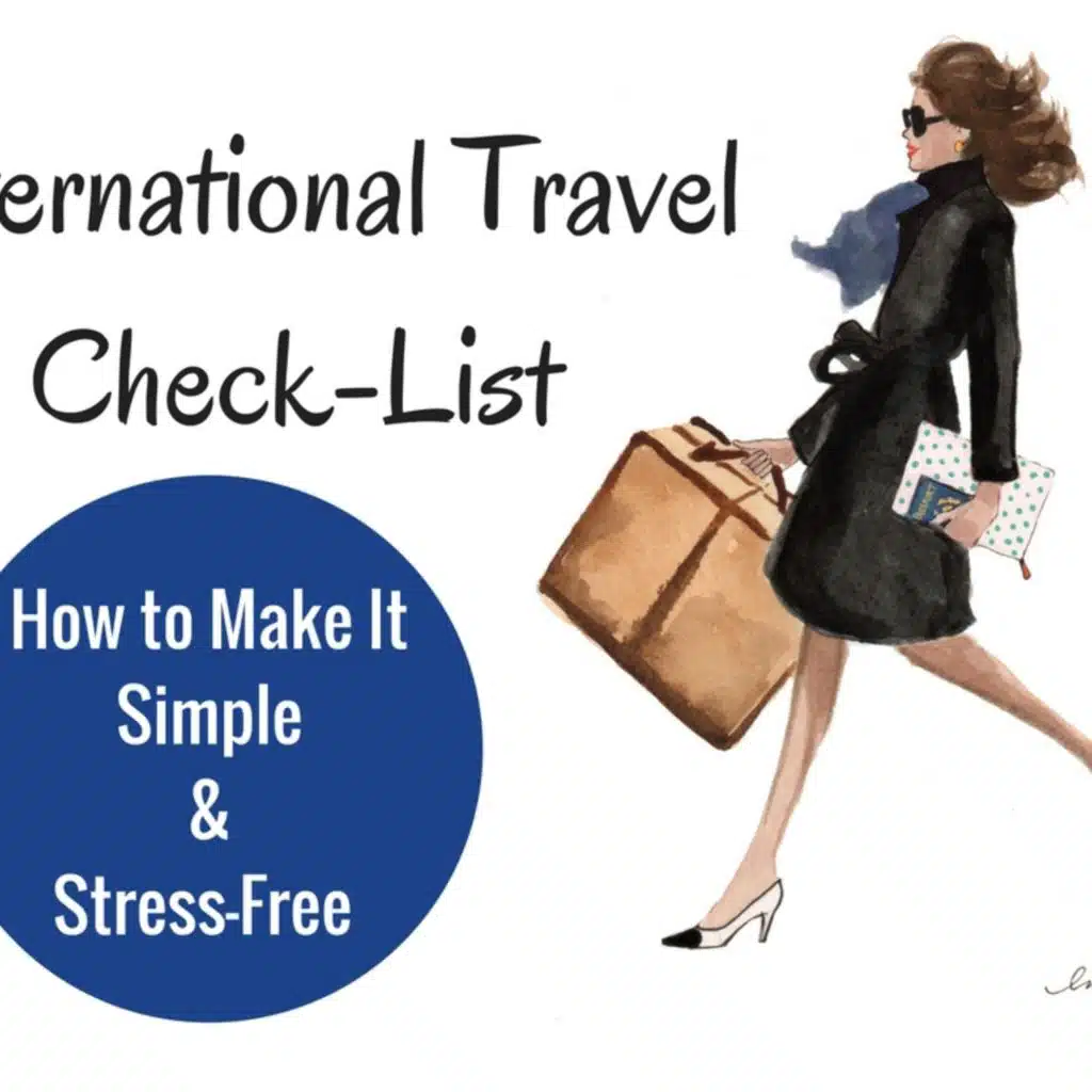 183: International Travel Prep List