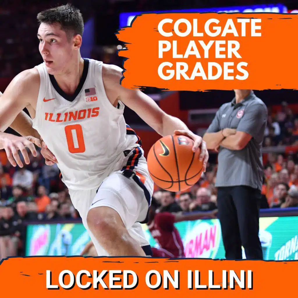 David Mirkovic’s HISTORIC Night! Full Player Grades vs Colgate | Illini Podcast