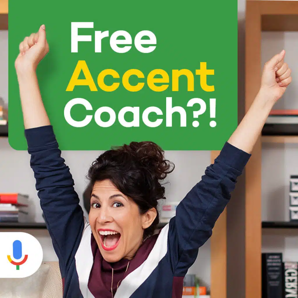 8. Google corrects your pronunciation and tells you how to improve