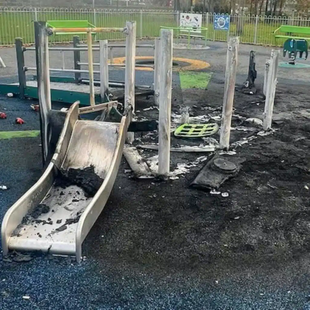 Concerned Parents in Coolock Threaten Vigilante Action To Deal with Playground Vandals
