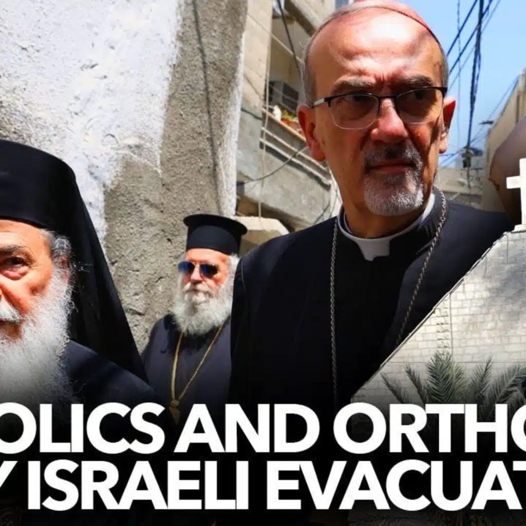 1244: Catholic and Orthodox Clergy defy Israeli Evacuation