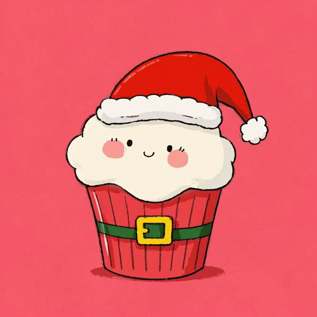 Santa Hat Cupcake