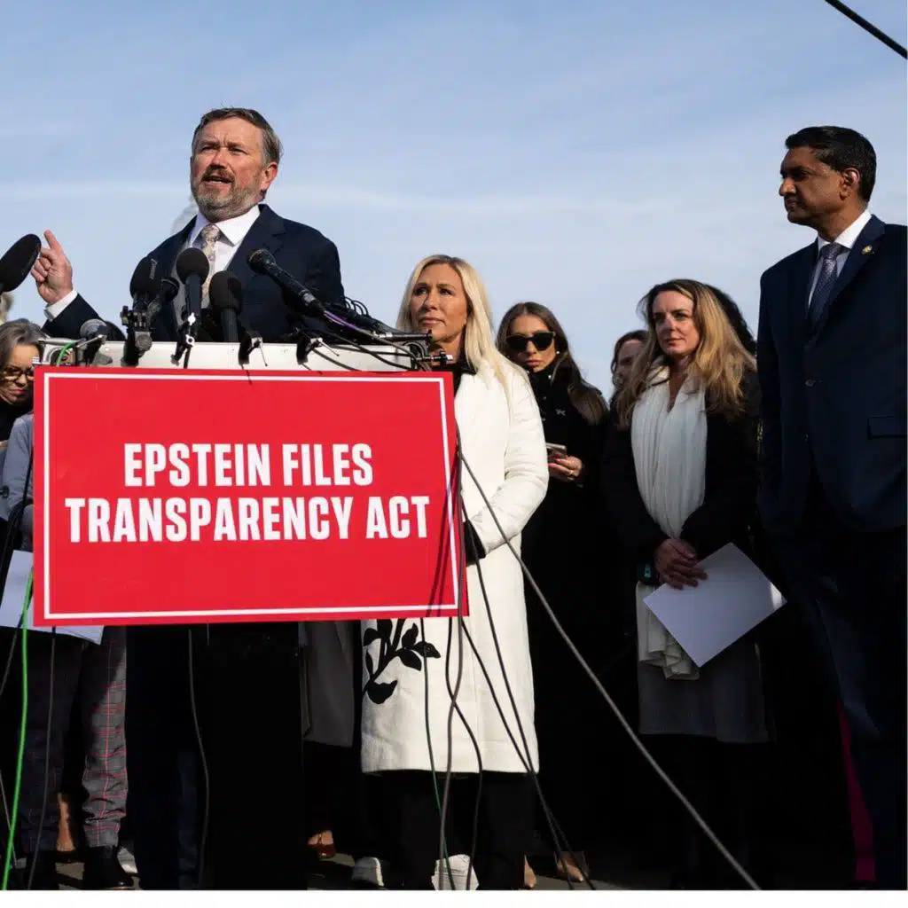 Congress Orders Trump to Release the Epstein Files