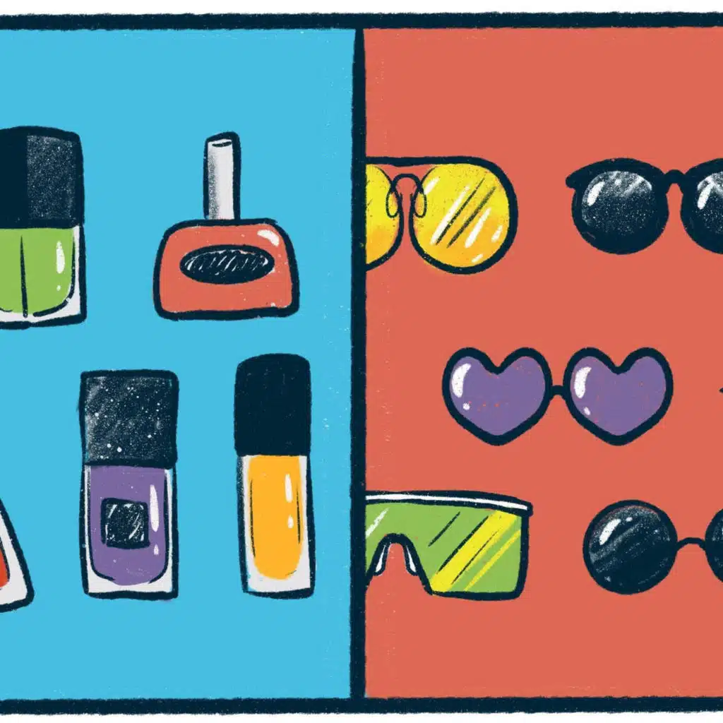 Nail Polish vs. Sunglasses