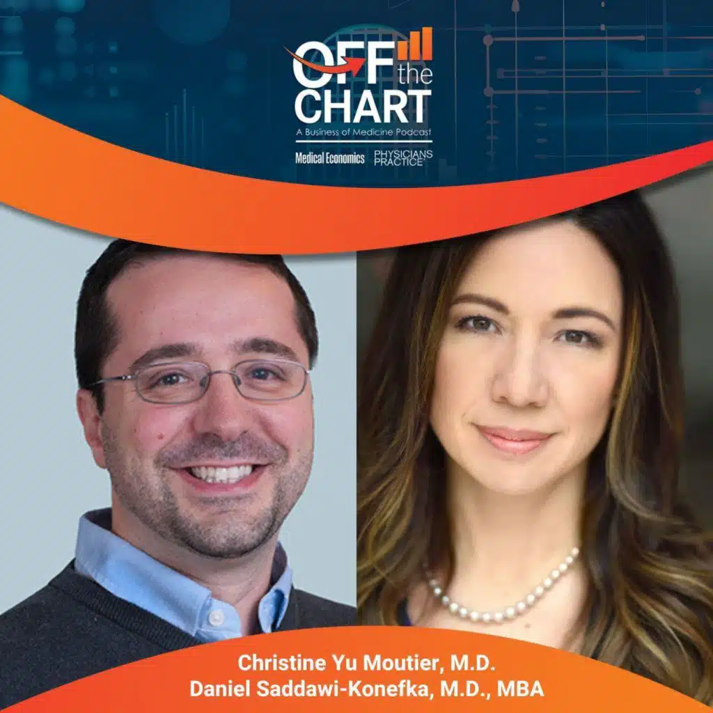 S1 Ep103: Physician mental health: A silent crisis, with Daniel Saddawi-Konefka, M.D., MBA, and Christine Yu Moutier, M.D.