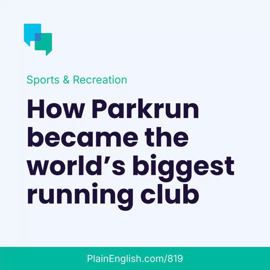 Parkrun is the world’s free running club