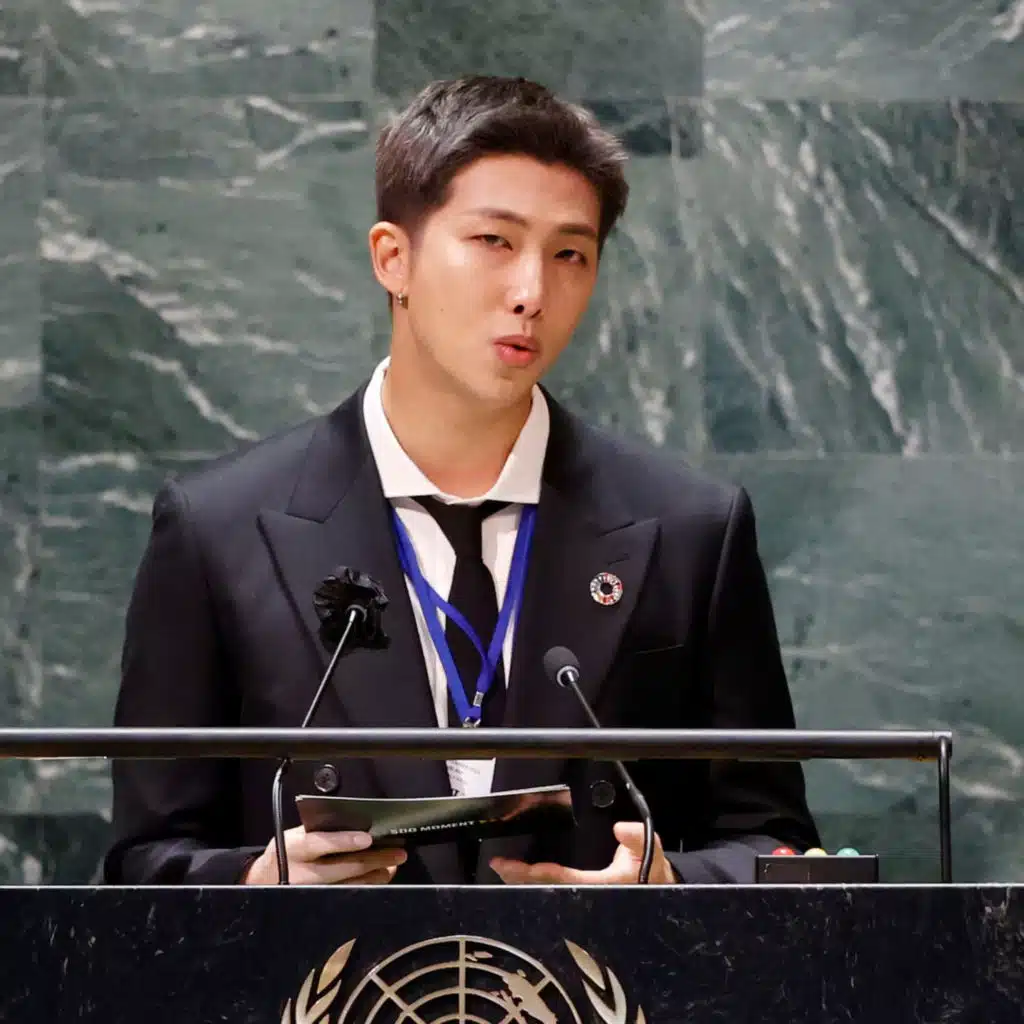 BTS rapper calls for 'no borders, no limitations' at Asia-Pacific trade forum