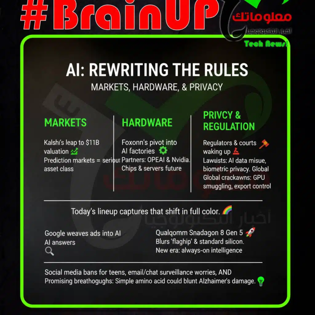#BrainUp كبر دماغك اخبار التكنولوجيا اليوم 22 نوفمبر 2025