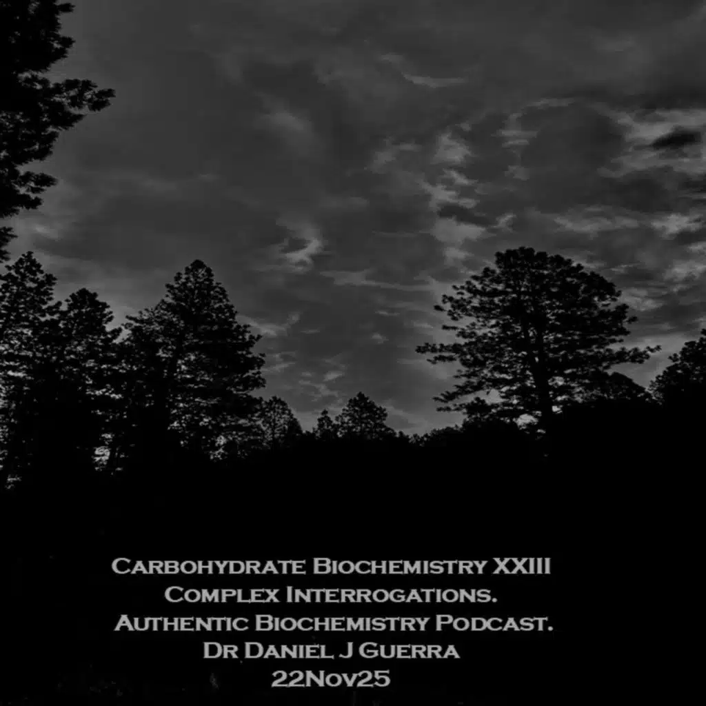 Carbohydrate Biochemistry XXIIIComplex Interrogations. Authentic Biochemistry Podcast. Dr Daniel J Guerra 22Nov25
