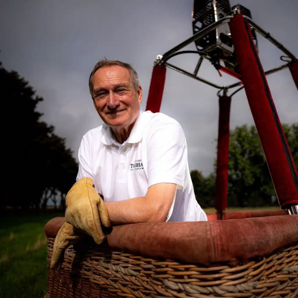 With Sir David Hempleman-Adams