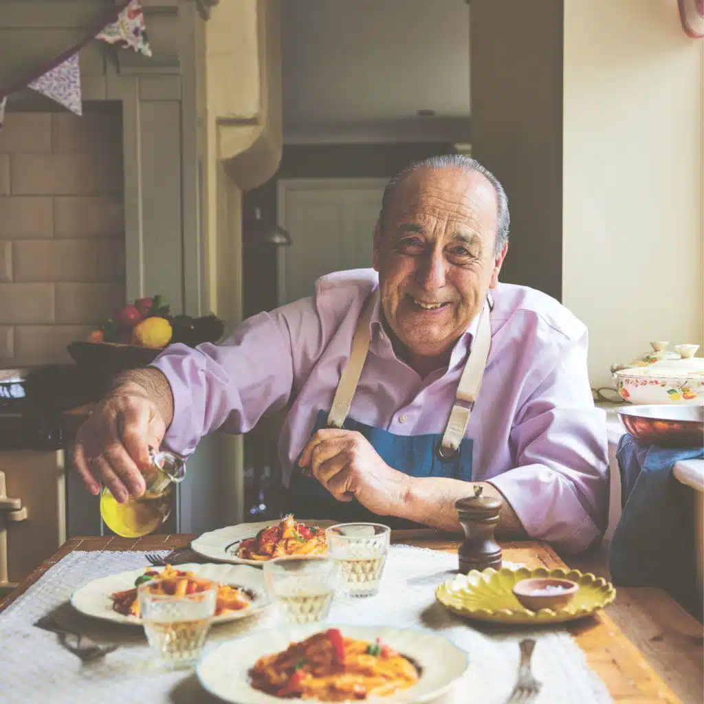 With Gennaro Contaldo