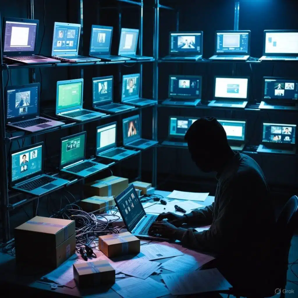 The Laptop Farm Hustle