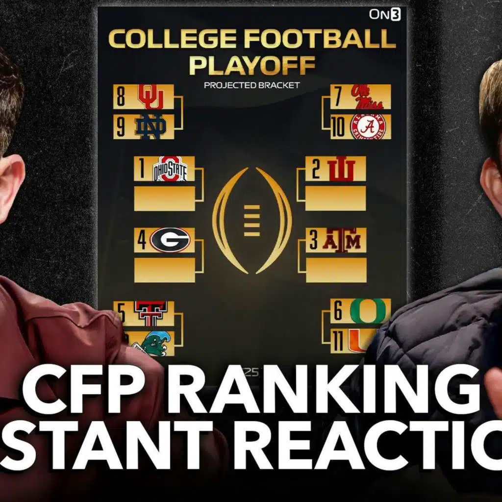 BREAKING: New College Football Playoff Ranking Instant Reaction | Oregon Jumps Ole Miss