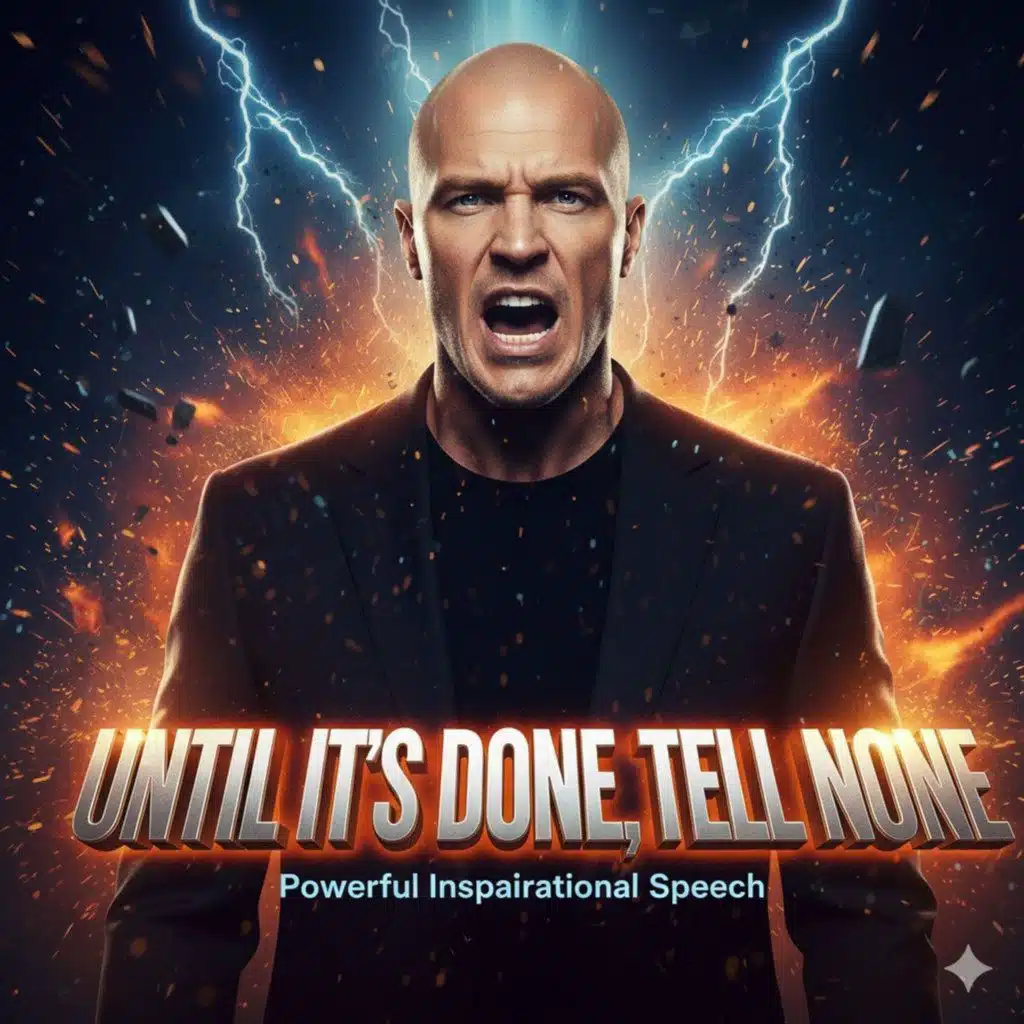 Until It’s Done, Tell None — Powerful Inspirational Speech