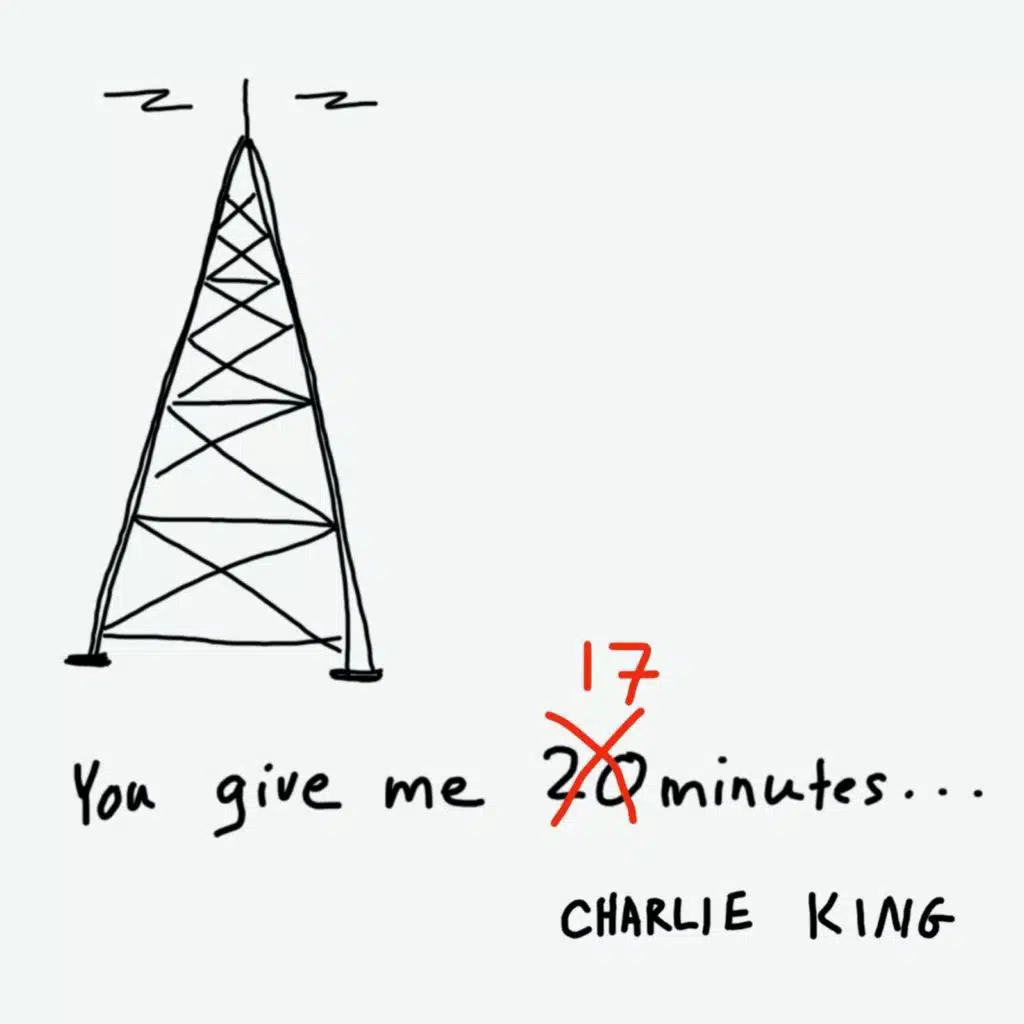 You Give Me 17 Minutes...