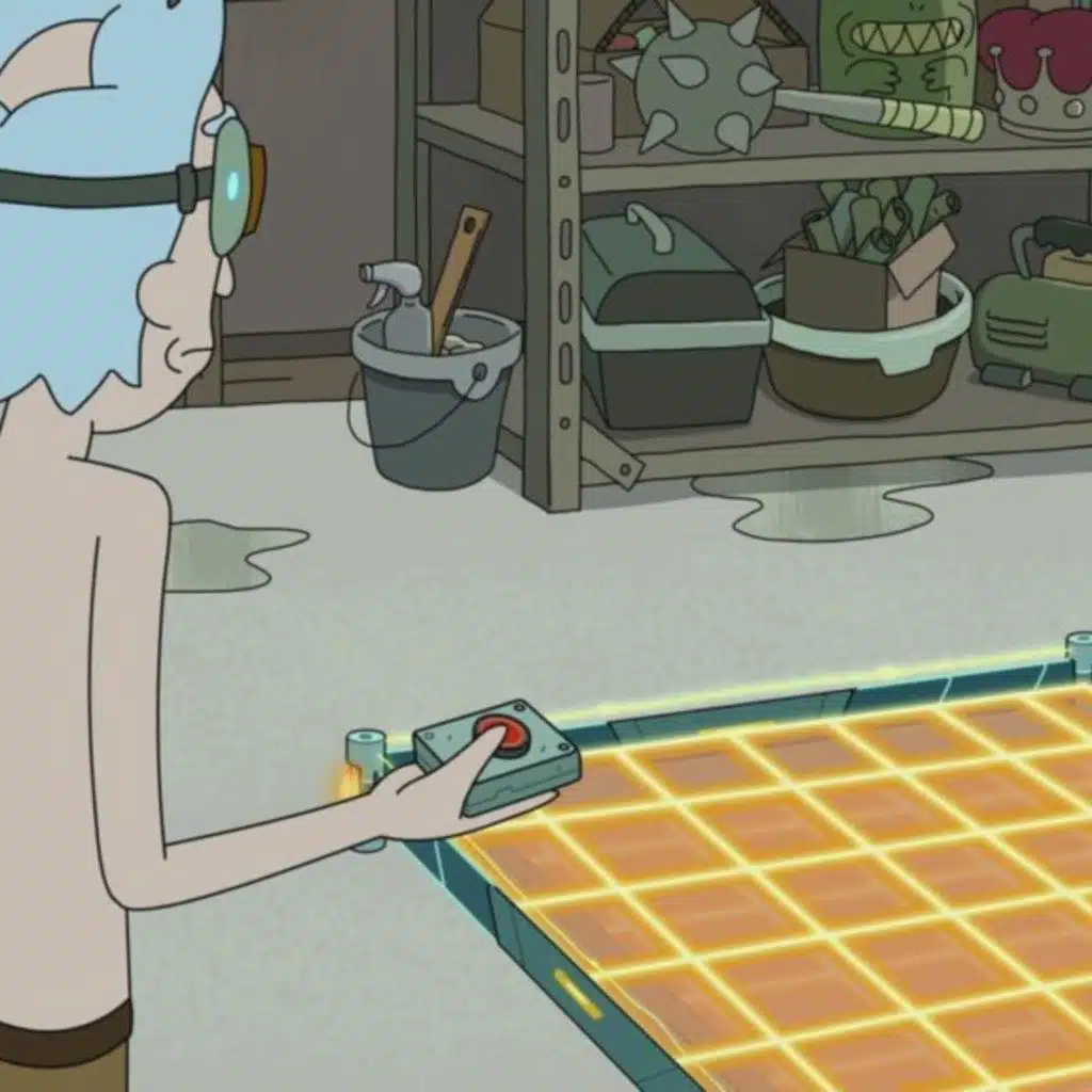 Panel for “Morty’s Mind Blowers” – Rick and Morty