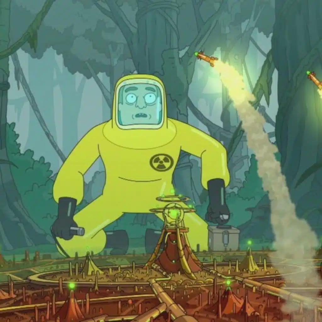 Panel for “The Rickchurian Mortydate” – Rick and Morty