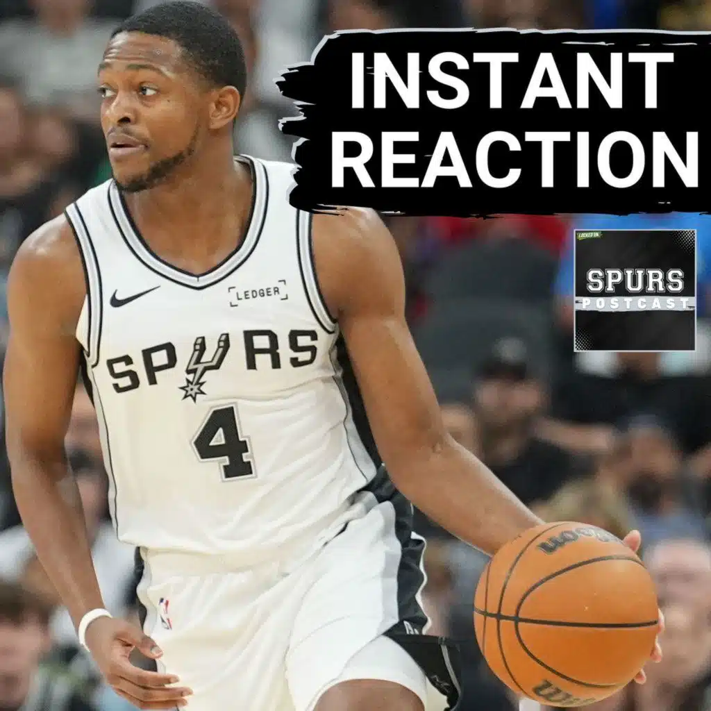 SPURS POSTCAST: De'Aaron Fox ON FIRE as Spurs edge Portland Trail Blazers | Dylan Harper RETURNS