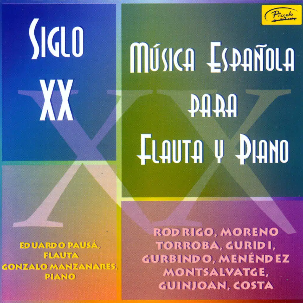 Música Española Para Flauta Y Piano. Siglo XX