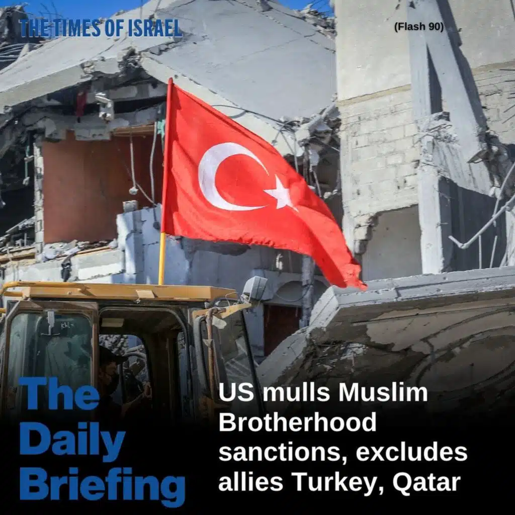 Day 783 - US mulls Muslim Brotherhood sanctions, excludes allies Turkey, Qatar