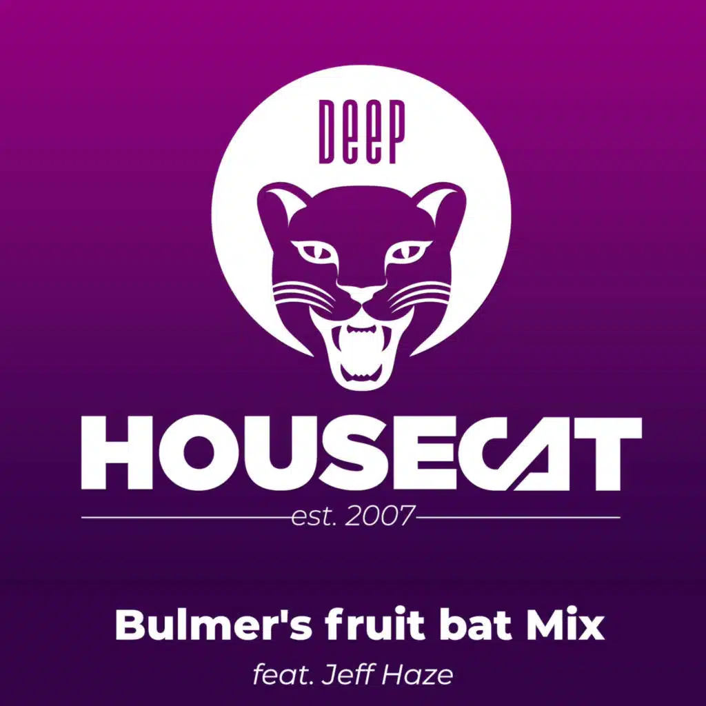 Bulmer's fruit bat Mix - feat. Jeff Haze | Deep House Cat Show