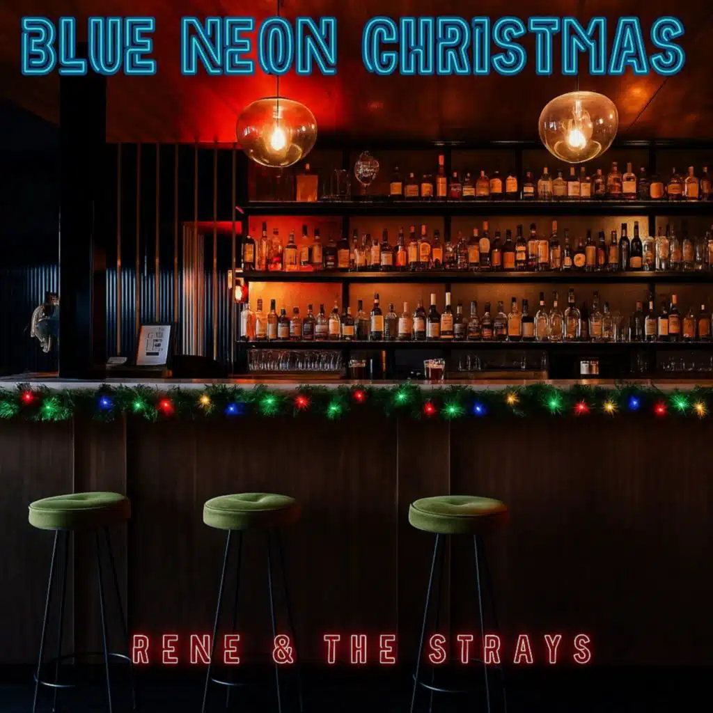 Blue Neon Christmas