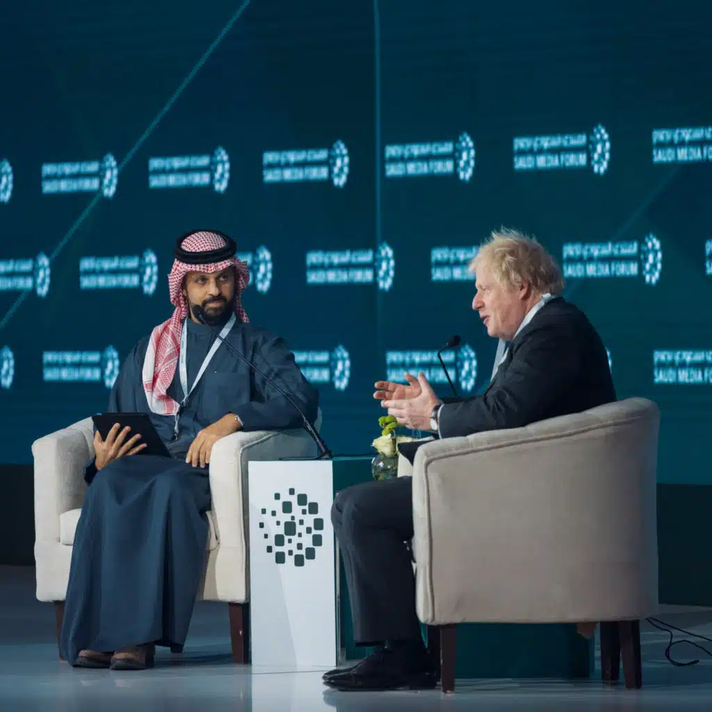 A Conversation with Boris Johnson at The Saudi Media Forum