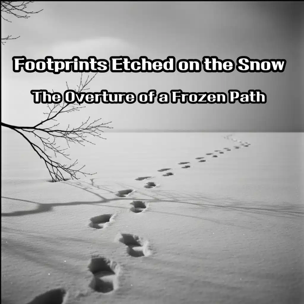 Footprints Etched on the Snow