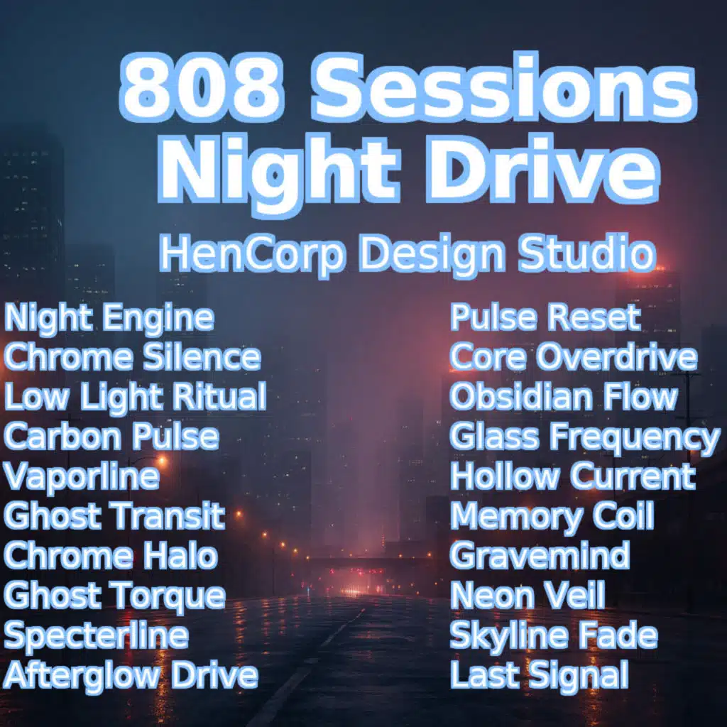 808 Sessions: Night Drive
