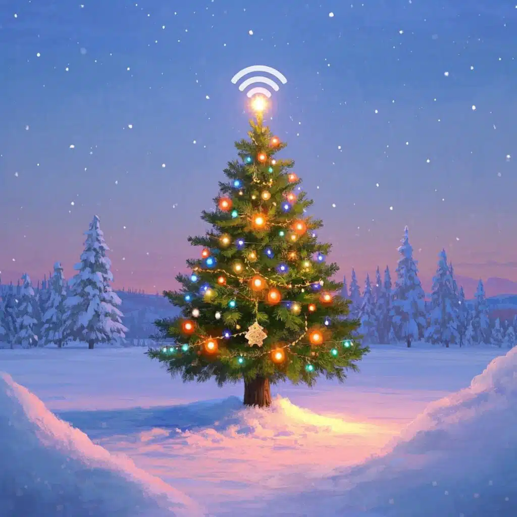 WiFi at the North Pole christmas