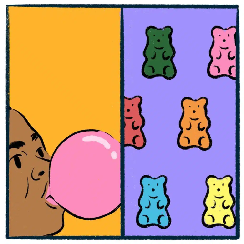 Smash Boom Best: Bubble Gum Vs. Gummy Bears