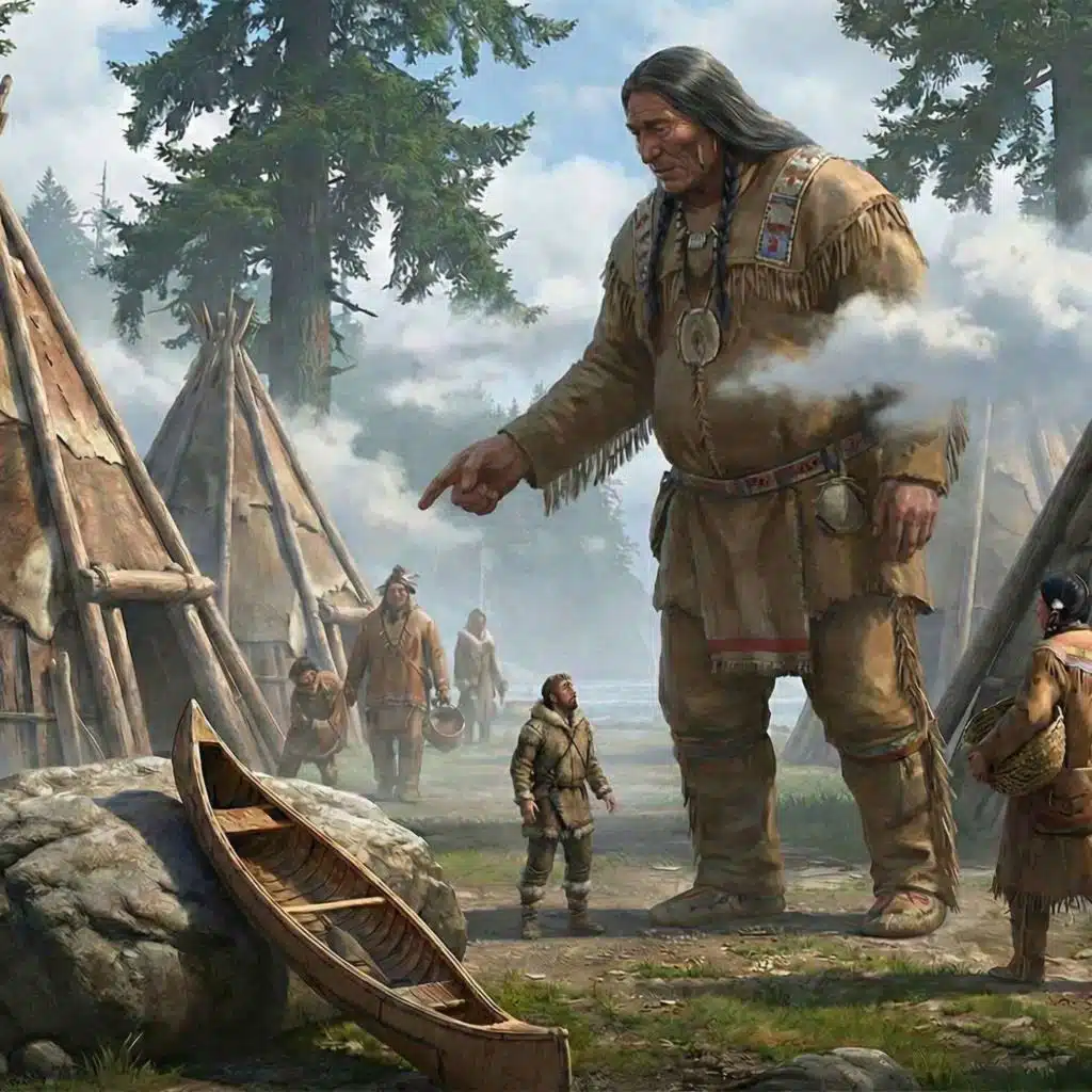 721. El pescador y los gigantes (leyenda MicMac)