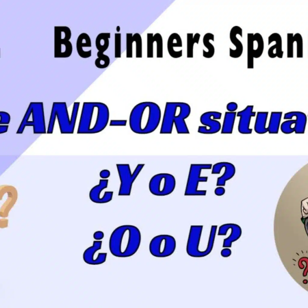 60 Beginners Spanish  The O changes to U Why?