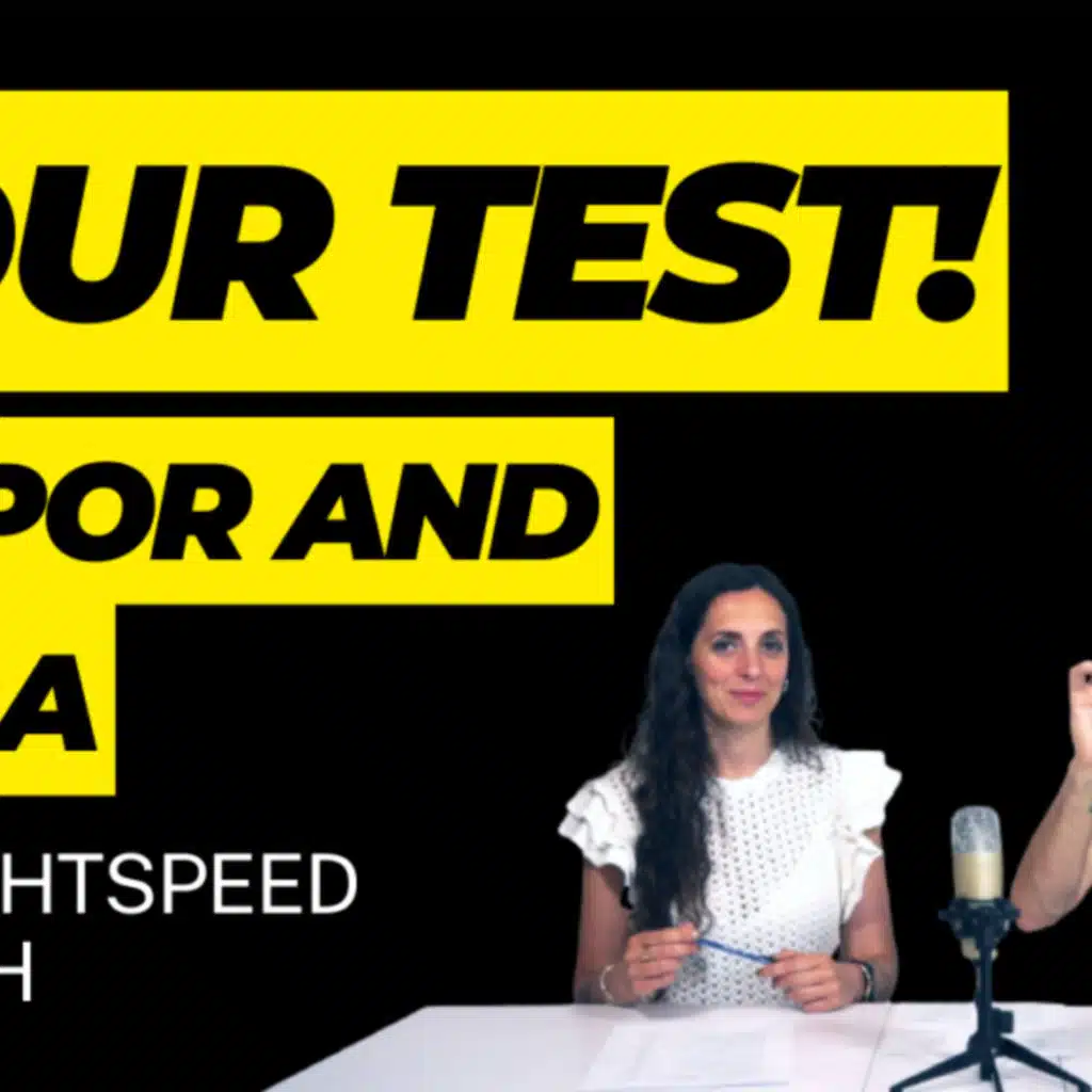 72 Beginner A POR & PARA TEST for you!