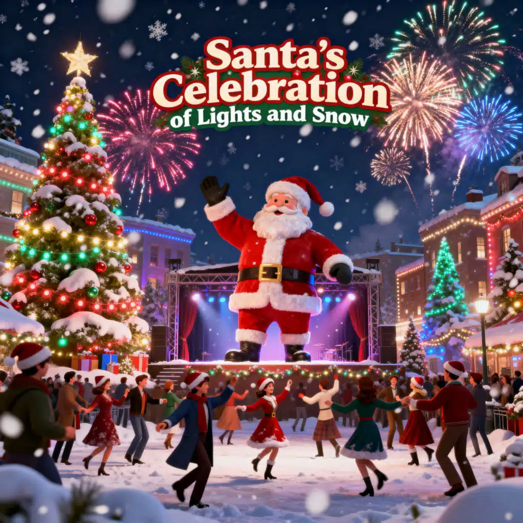 Santa’s Celebration of Lights and Snow