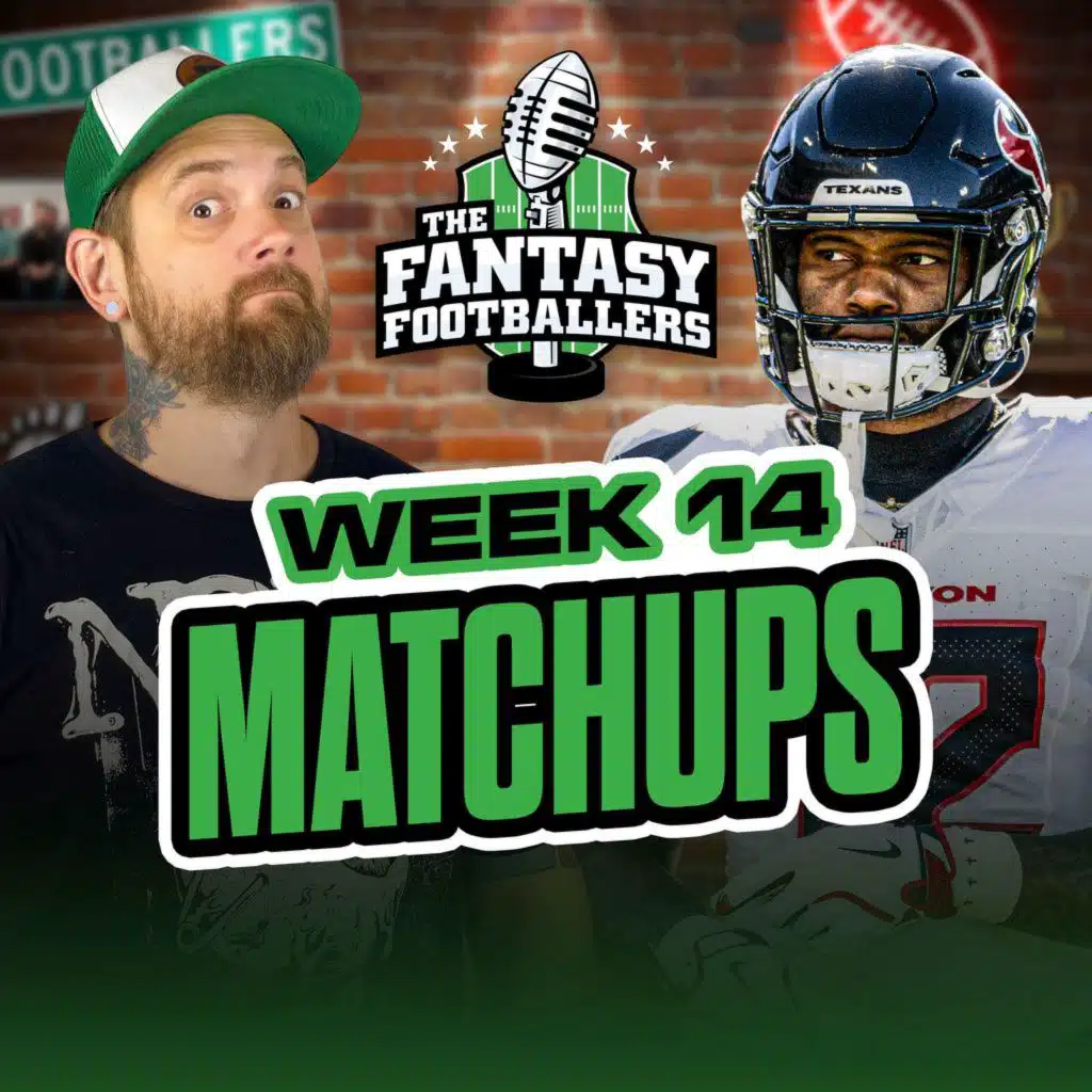 Fantasy Football - Week 14 Matchups + Wheel of Shame, TNF Reactions - Podcast for 12/5