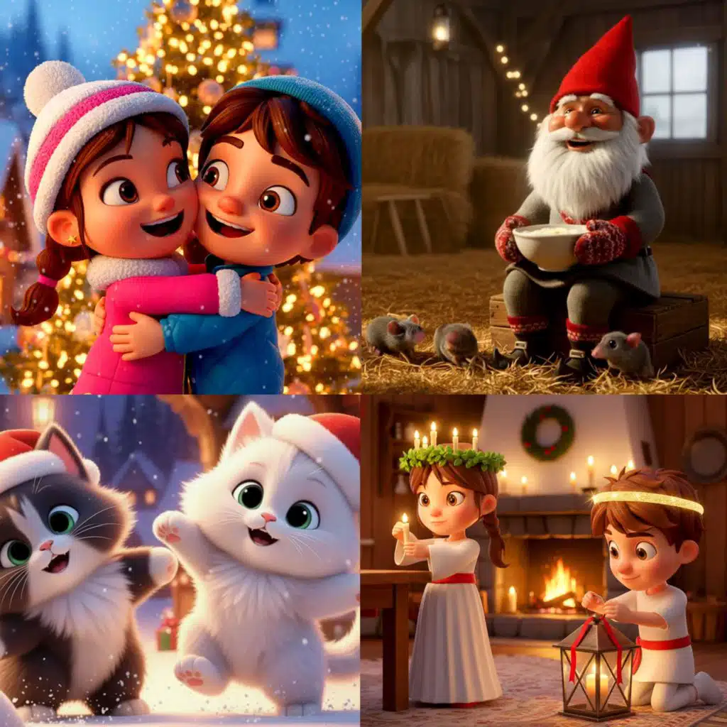 På låven sitter nissen Cover 4