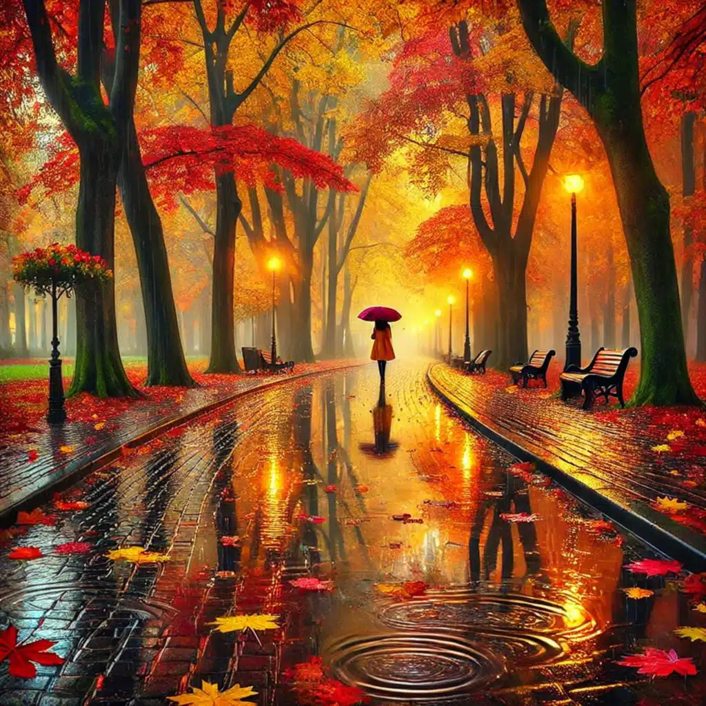 the whispers of autumn rain