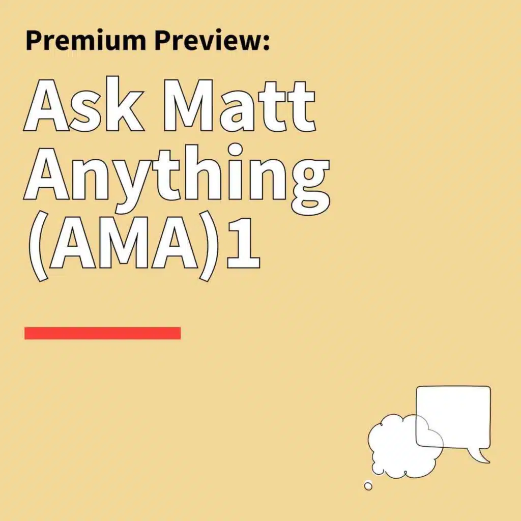 Ask Matt Anything (AMA) 1: Trust, Paraphrasing, and Nonverbal Cues