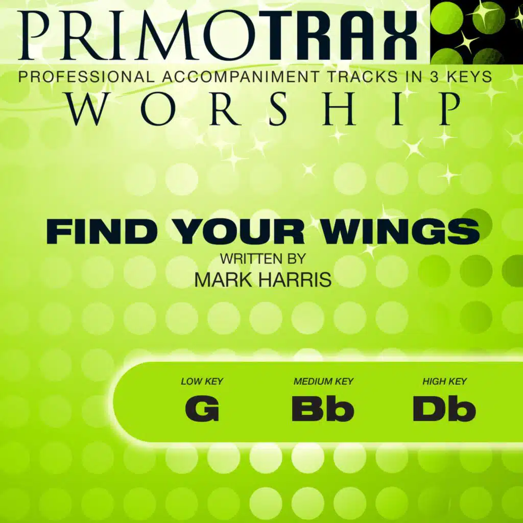 Find Your Wings (Worship Primotrax) [Performance Tracks]