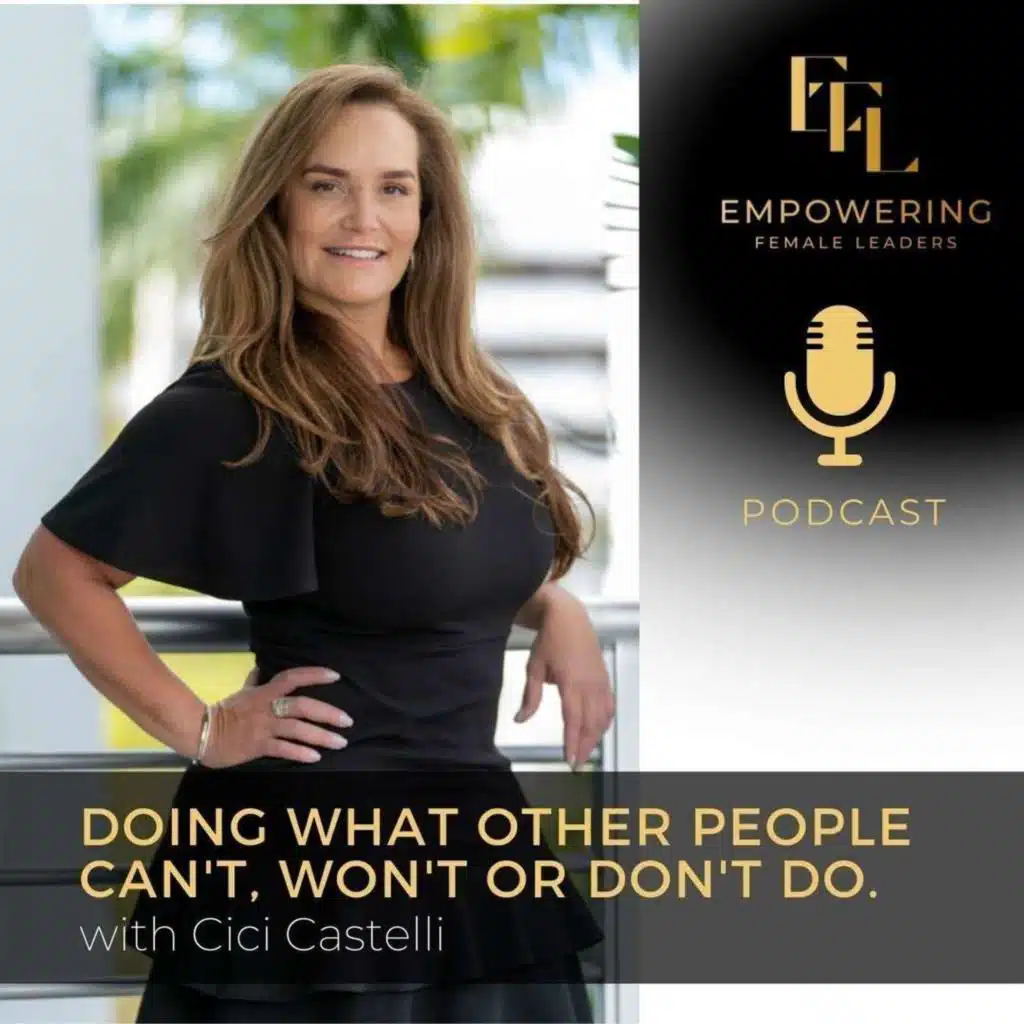 Doing What Other People Can't, Won't Or Don't Do