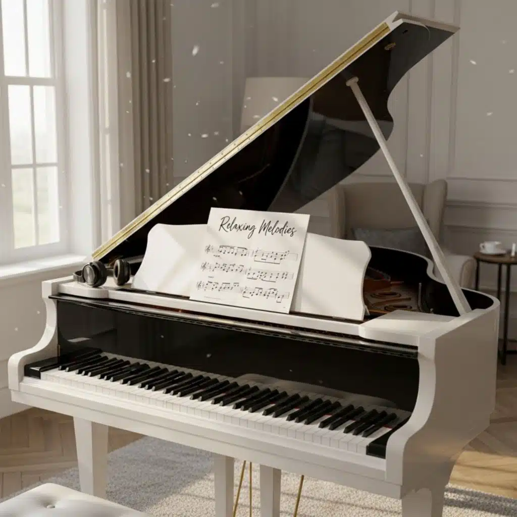 White Piano Relaxing Melodies (Relaxing Music)