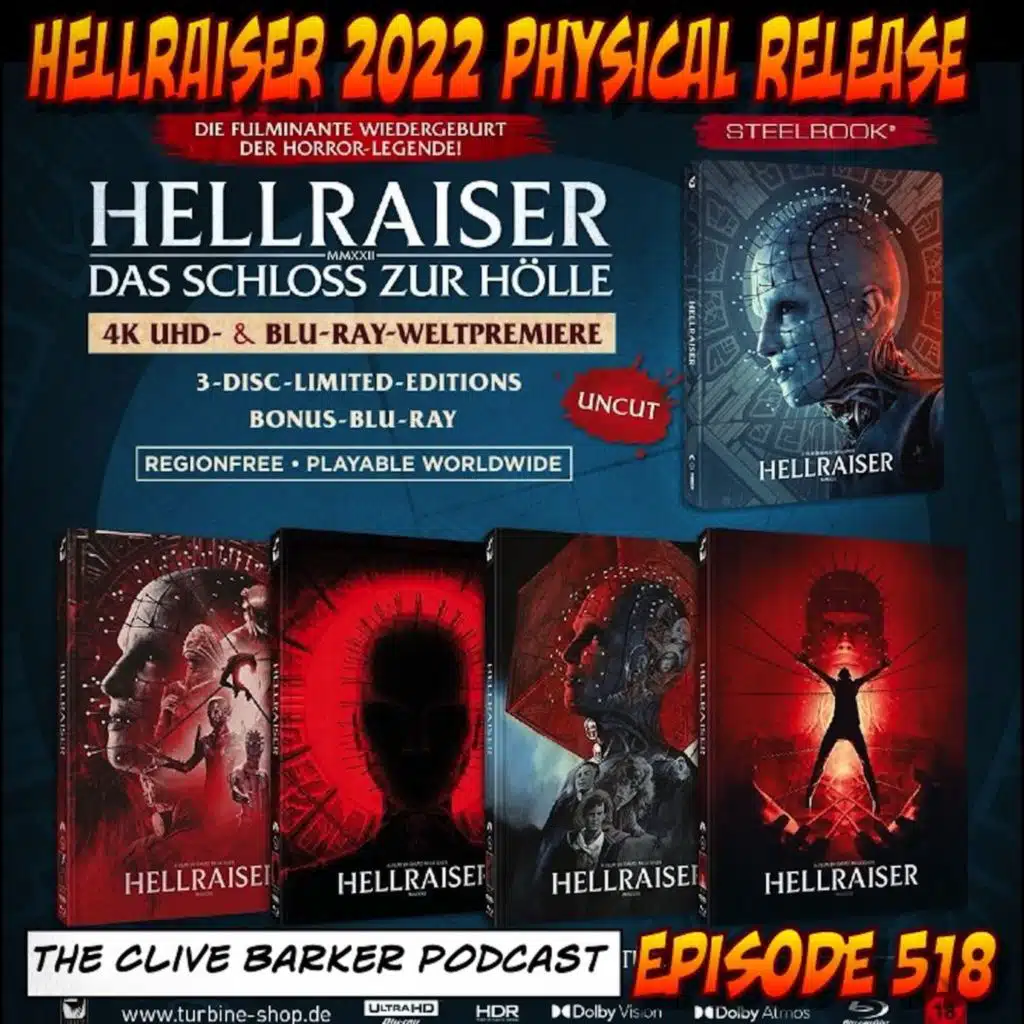 518 : Hellraiser 2022 Physical Release