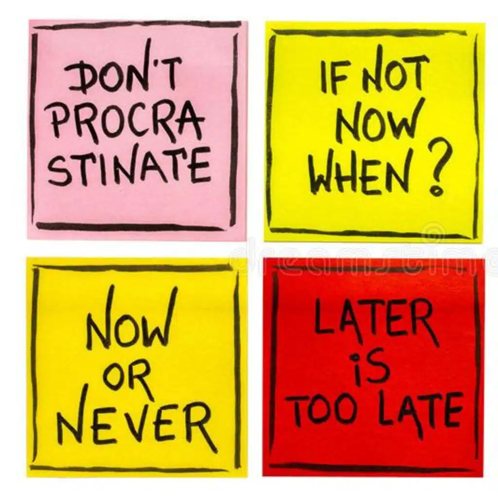 Procrastination Creates Barriers to Manifestation